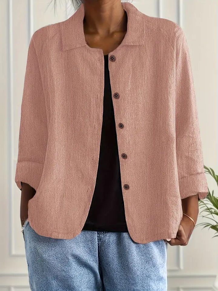 SVEA | Marilla Klassischer Leichter Hemd-Cardigan