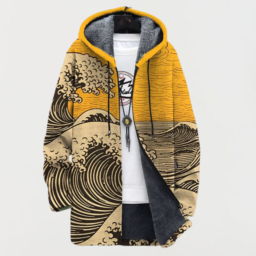 Mathilda – Wave Print Coat
