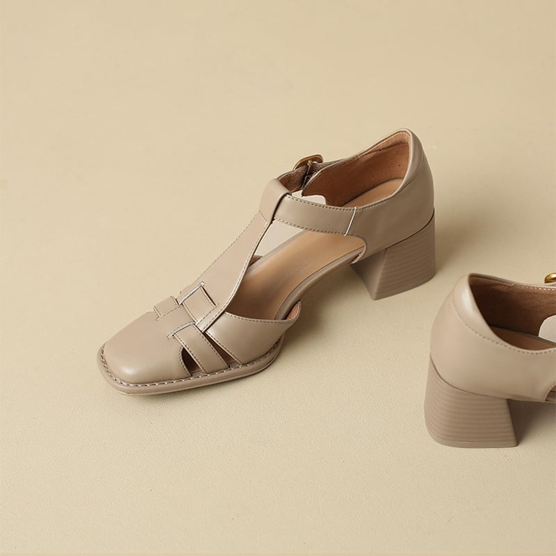 Square Toe Summer Sandals