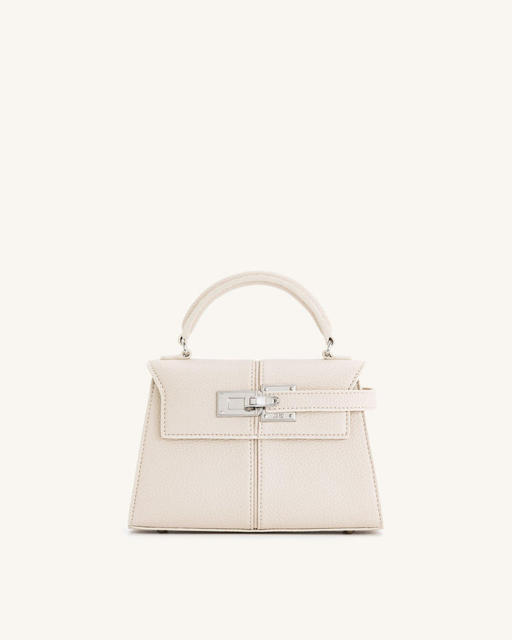 Top Handle Bag - White