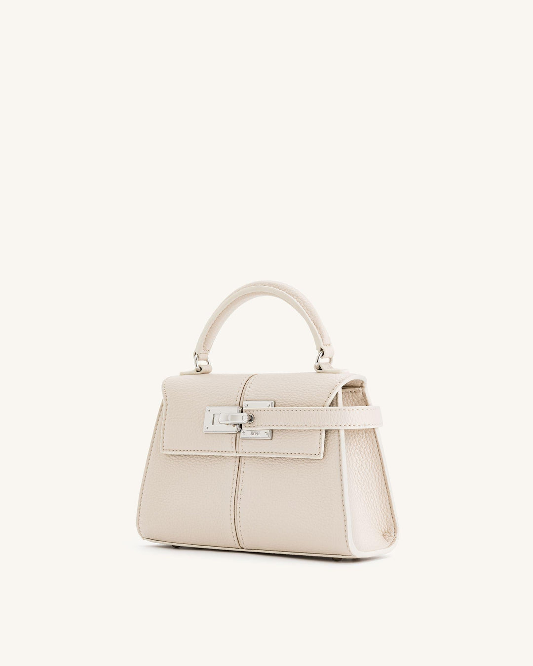 Top Handle Bag - White