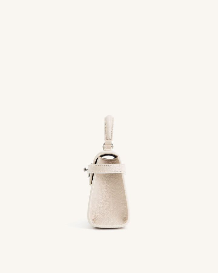 Top Handle Bag - White