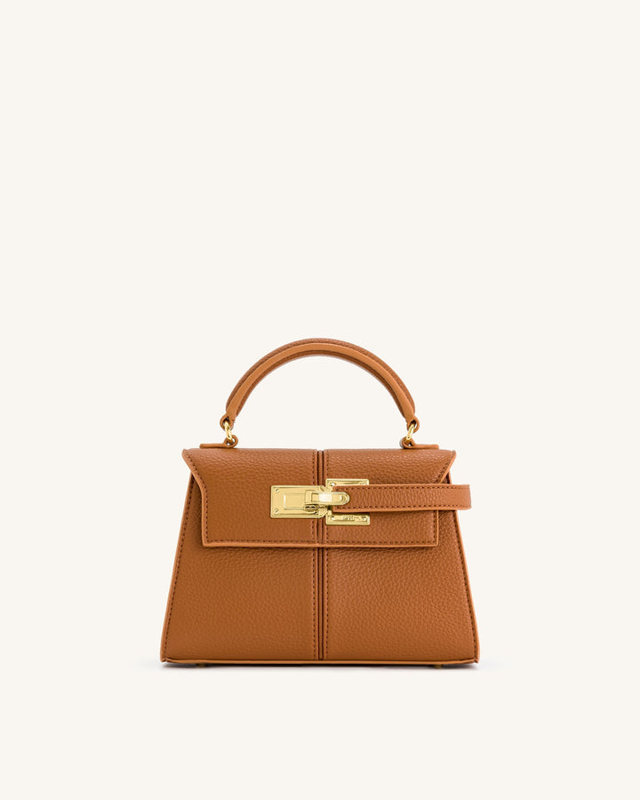 Top Handle Bag - Brown