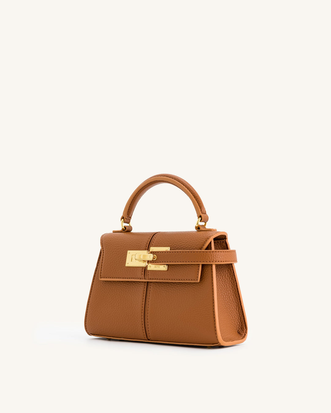 Top Handle Bag - Brown