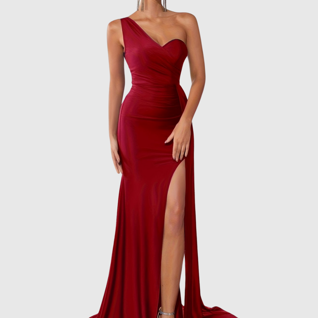 One-Shoulder Mermaid Gown