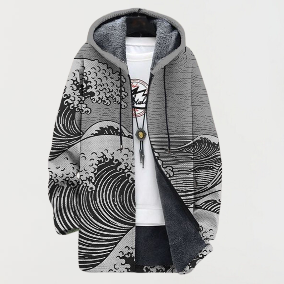 Mathilda – Wave Print Coat
