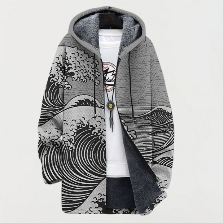 Mathilda – Wave Print Coat