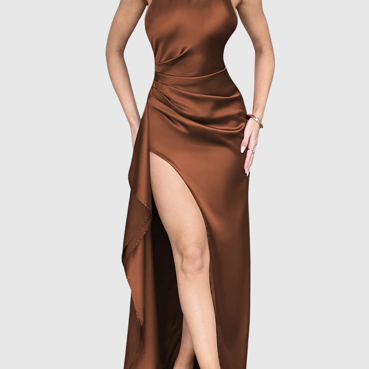 Elegant Satin Evening Dress