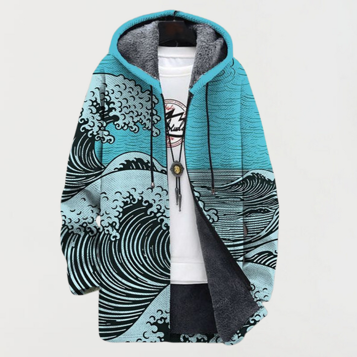 Mathilda – Wave Print Coat