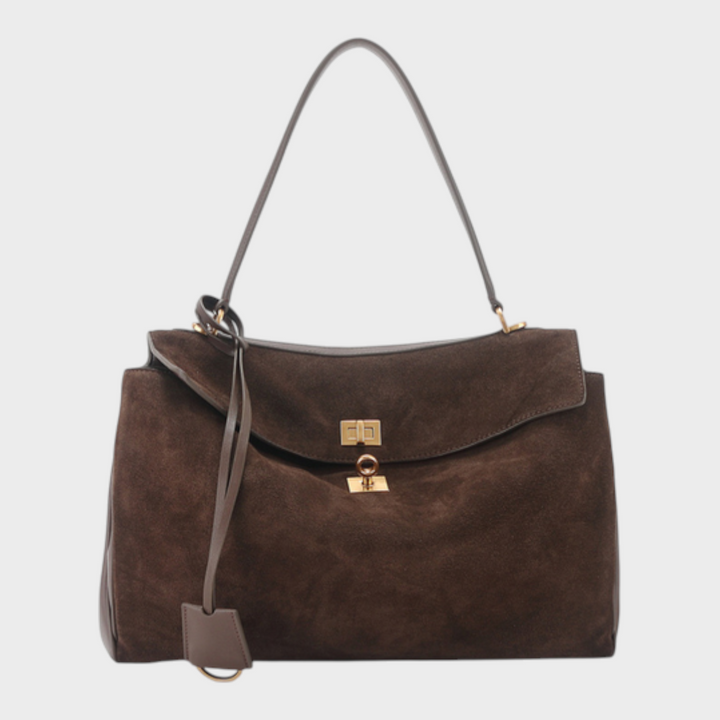 Jane | Structured Leather Bag with Magnetic Flap
