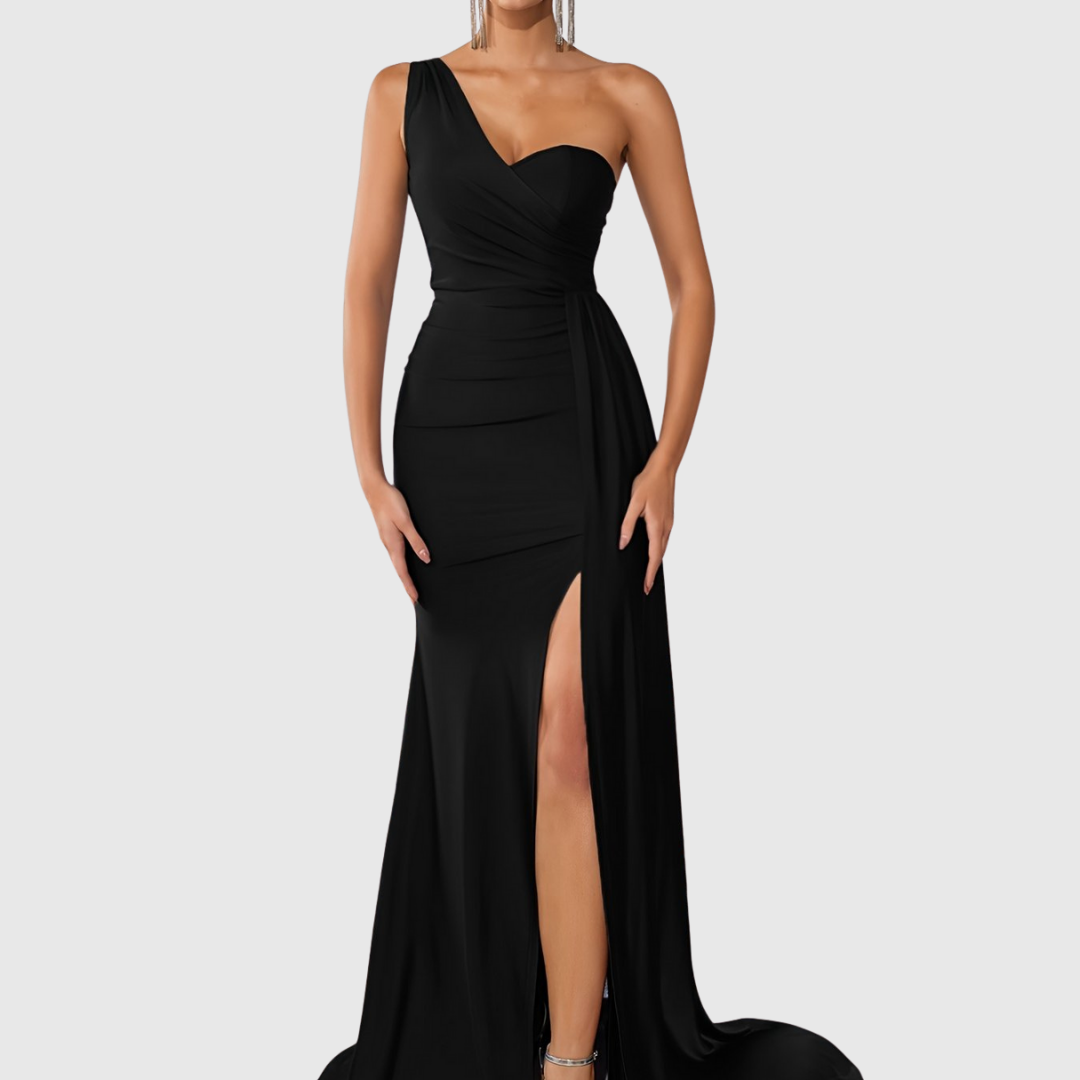 One-Shoulder Mermaid Gown