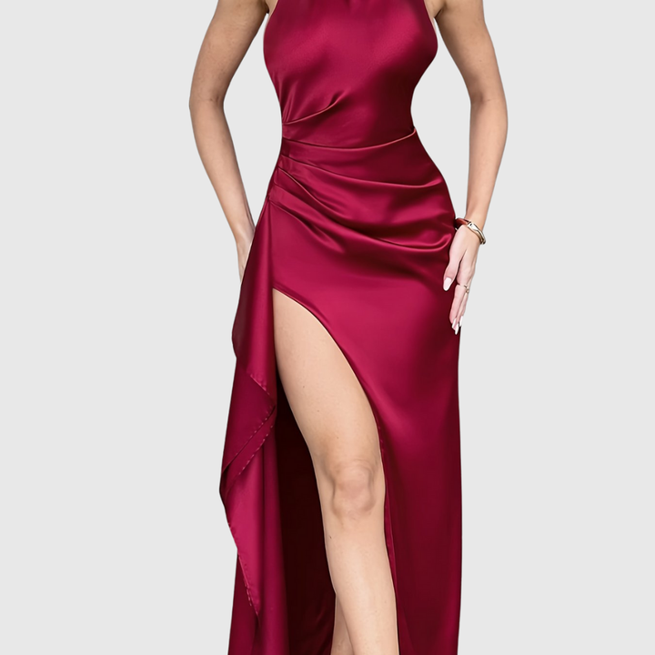 Elegant Satin Evening Dress