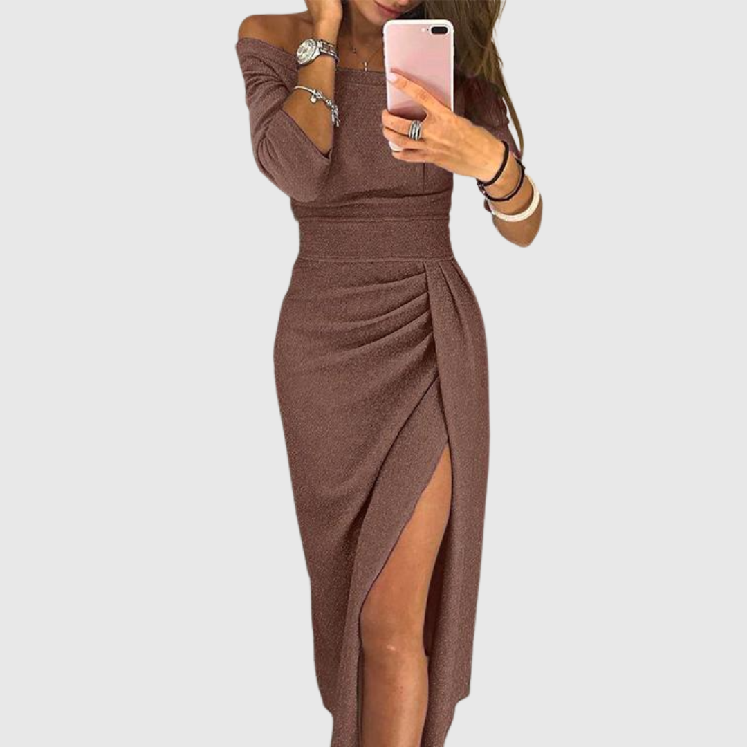 Jane | Chic Halter Maxi Dress with an Elegant, Flowing Fit