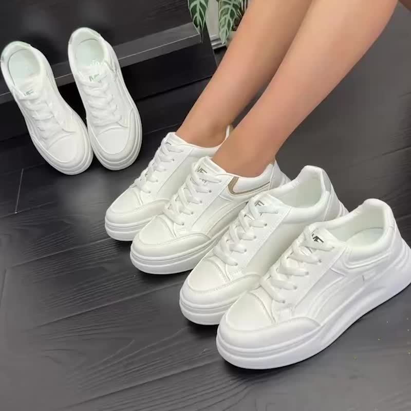 White Sneakers with Light Comfort