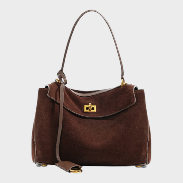 Jane | Structured Leather Bag with Magnetic Flap