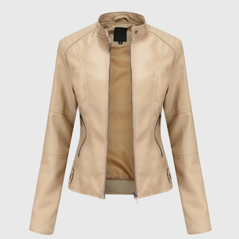 Giorgina - Elegant Leather Jacket for Women