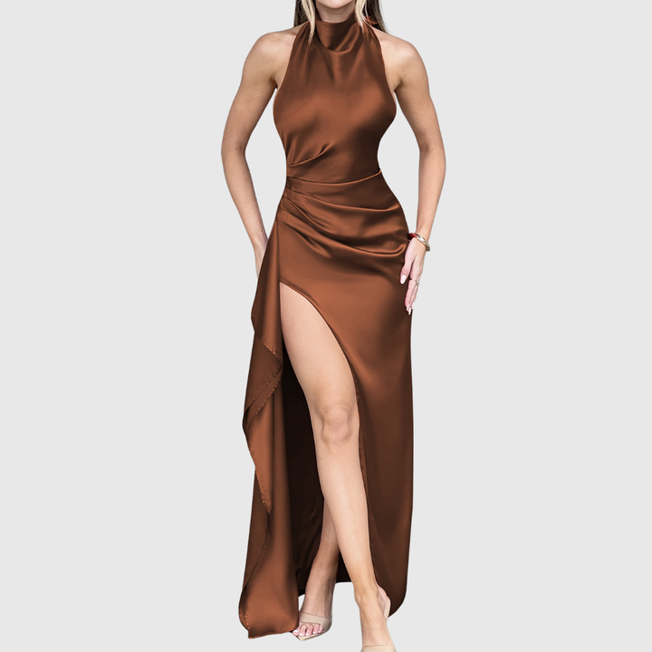 Elegant Satin Evening Dress