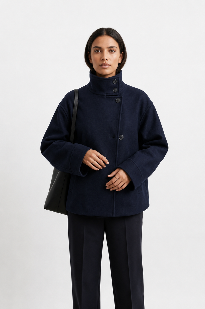 Jane | Elegant Short Wool Coat