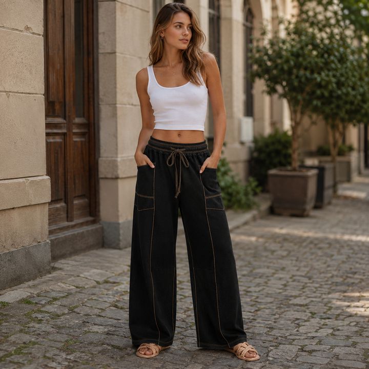 Jane | Barrel-Pants – Weite Sommer-Loungehose für jeden Moment