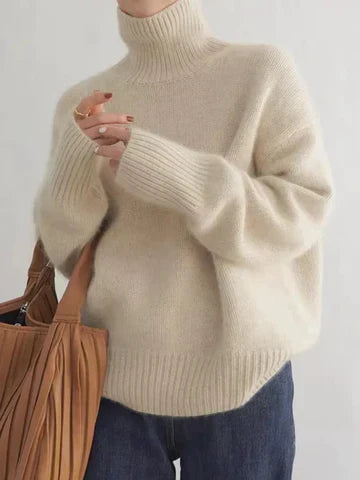 Luxurious Cashmere Turtleneck Sweater