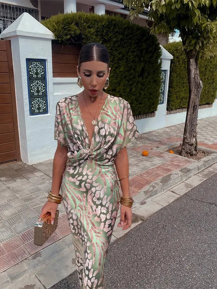 Copper Midi Dress