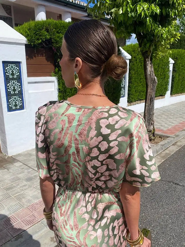 Copper Midi Dress