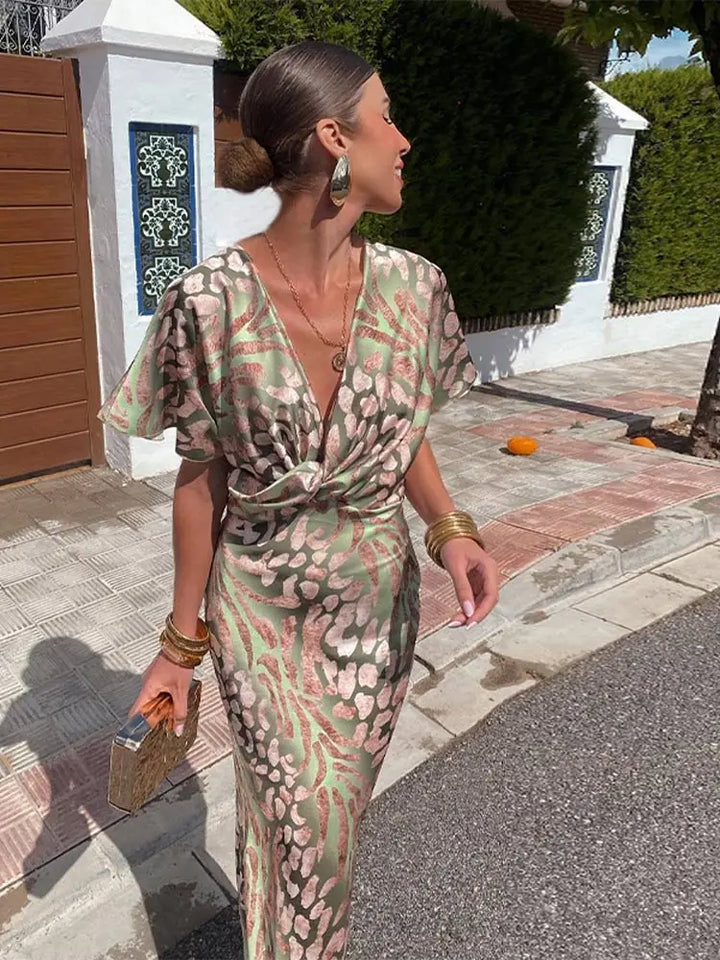 Copper Midi Dress