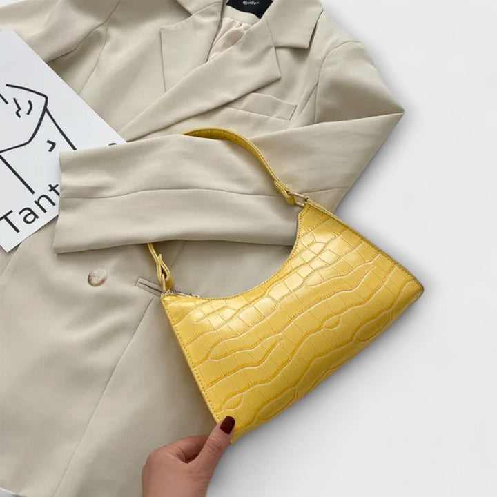 SVEA | Olivia Glänzende Lederhandtasche