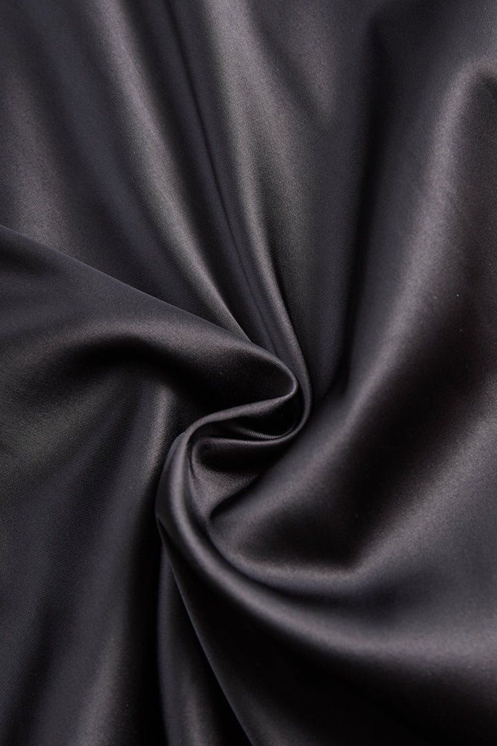 One-Shoulder Black Gown