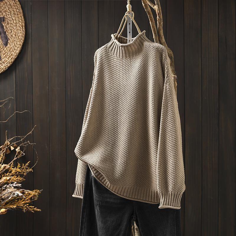 Merino Wool Turtleneck Sweater