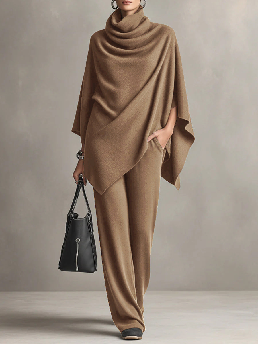 Elegant Drape Two-Piece Set