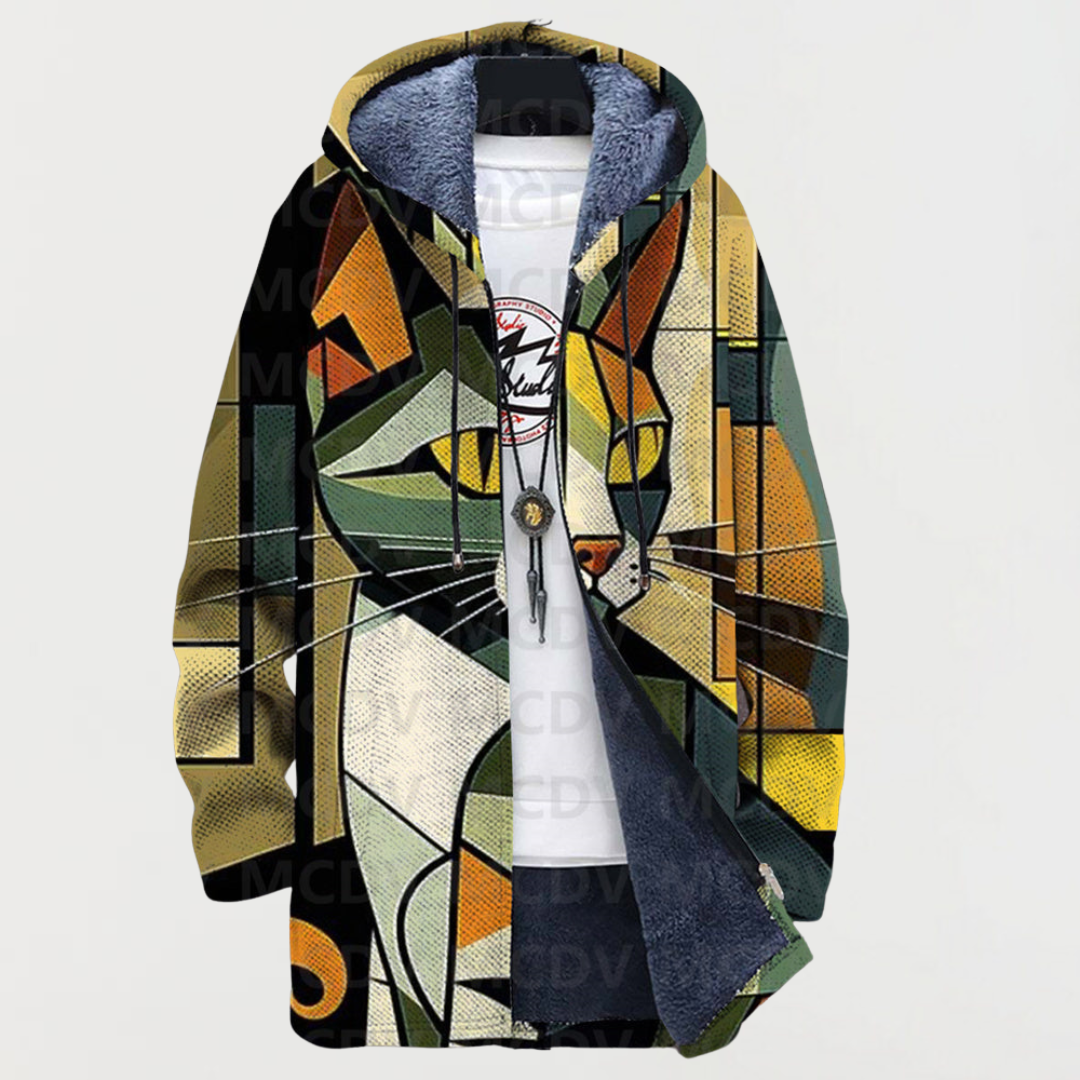 Leonie – Geometric Cat Jacket