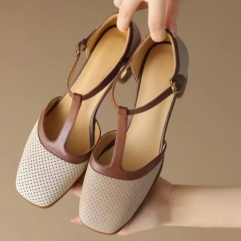 Helene | Elegant Women's Mid-Heel Shoes
