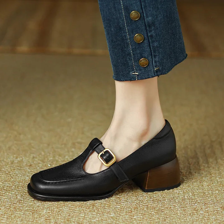 Emilia | Vintage-Style T-Strap Shoes