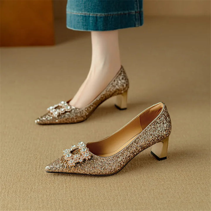 Theresa | Glitter Pumps