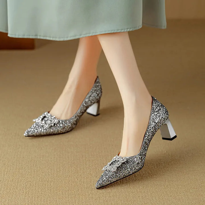 Theresa | Glitter Pumps