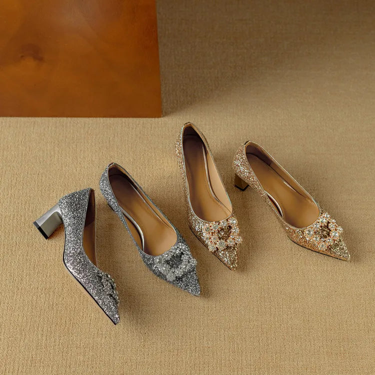 Theresa | Glitter Pumps