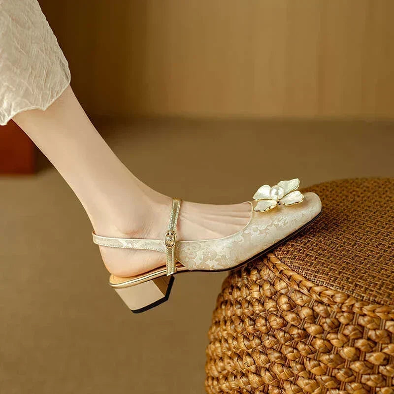 Mathilde | Elegant Women's Shoes with Floral Detail
