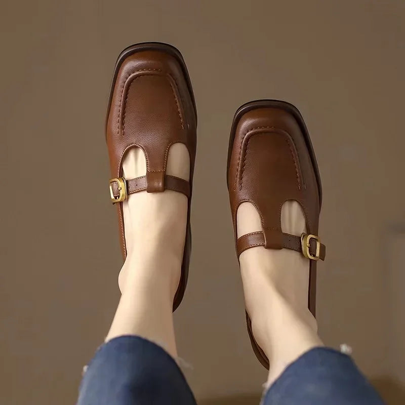 Emilia | Vintage-Style T-Strap Shoes
