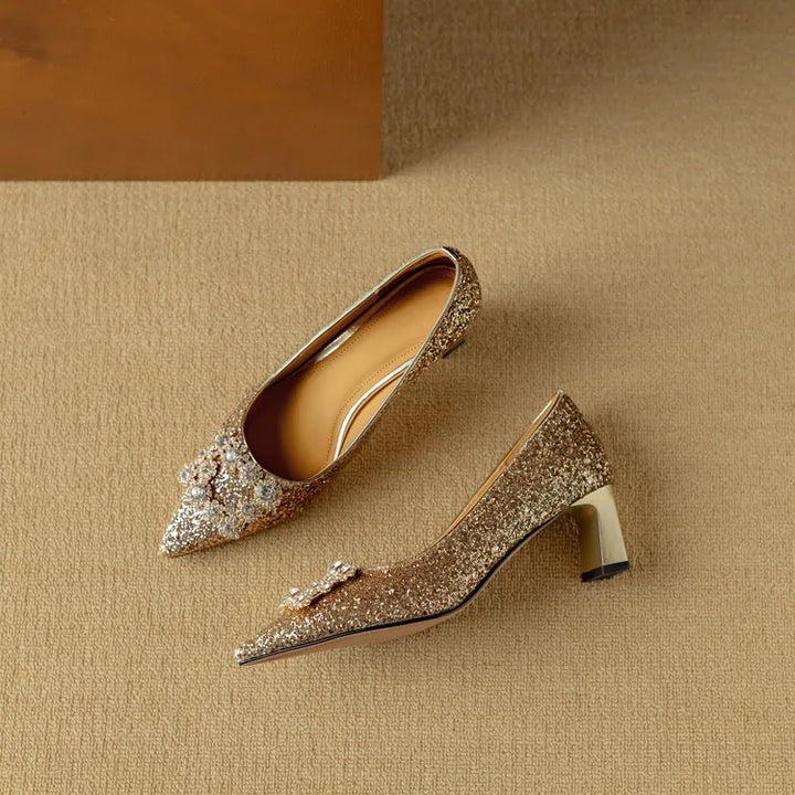 Theresa | Glitter Pumps