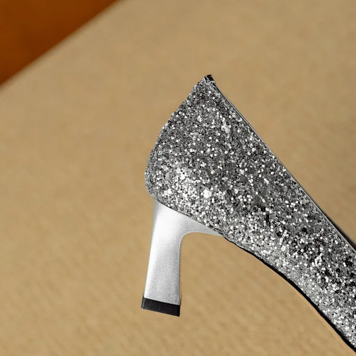 Theresa | Glitter Pumps