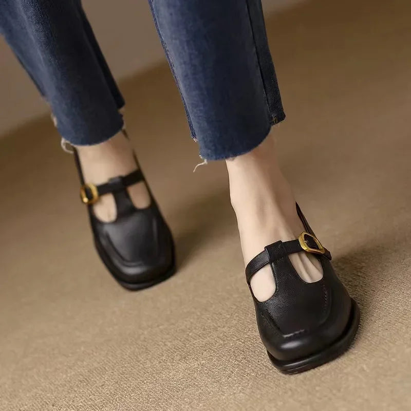 Emilia | Vintage-Style T-Strap Shoes