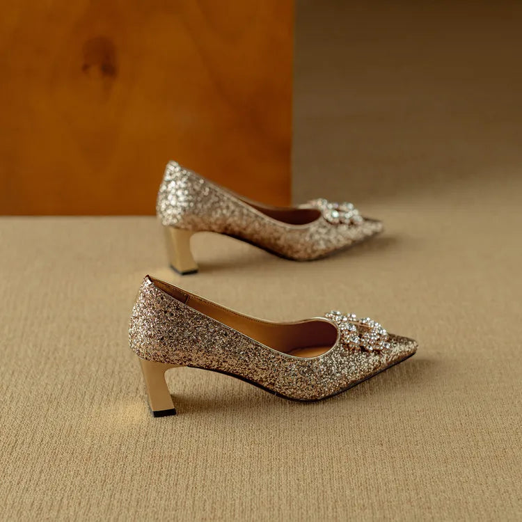 Theresa | Glitter Pumps