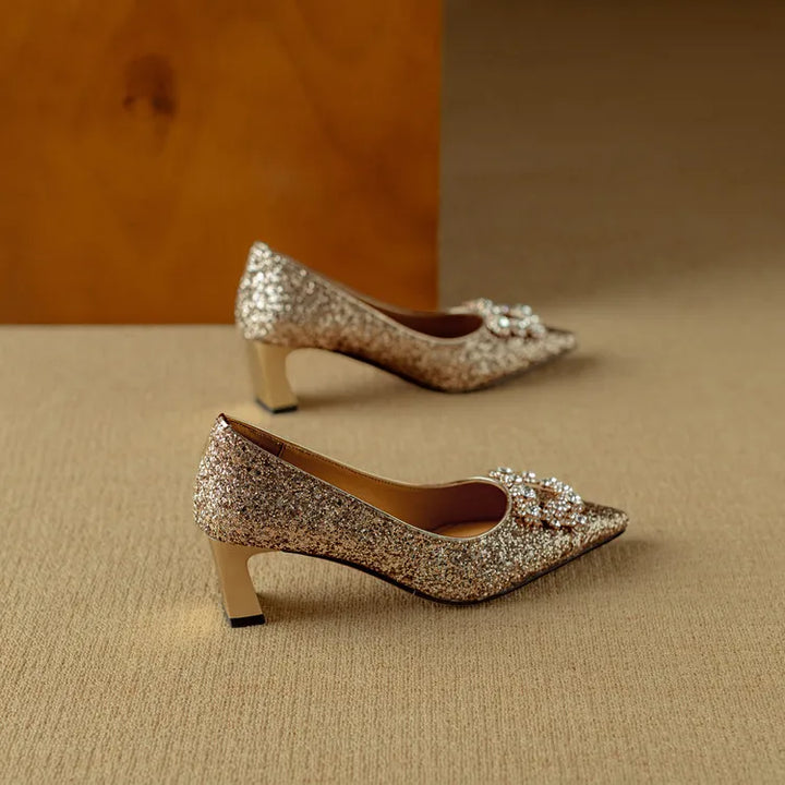 Theresa | Glitter Pumps