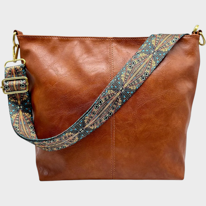 Demetra | Green lightweight PU leather bag for women