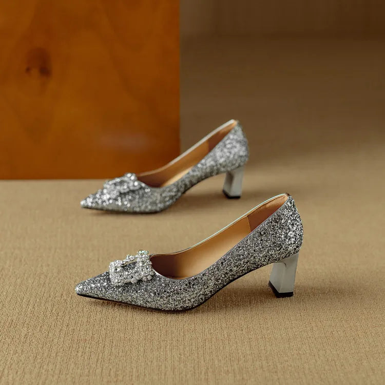 Theresa | Glitter Pumps