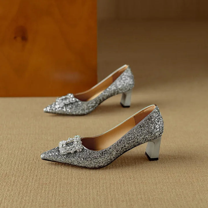 Theresa | Glitter Pumps