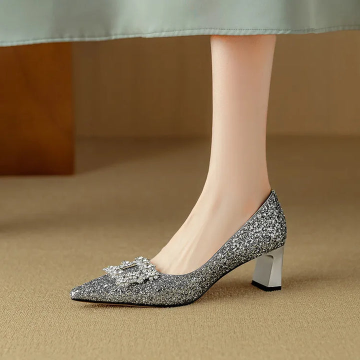 Theresa | Glitter Pumps