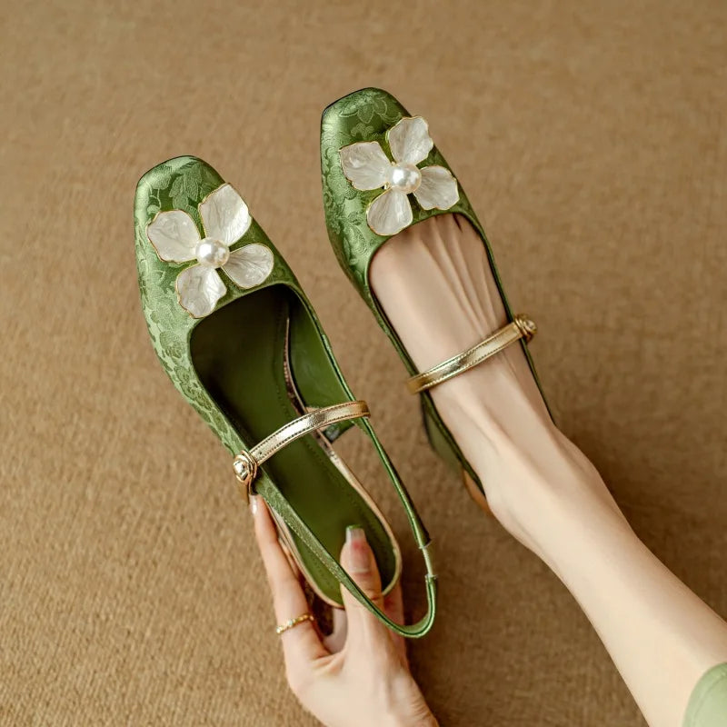 Mathilde | Elegant Women's Shoes with Floral Detail