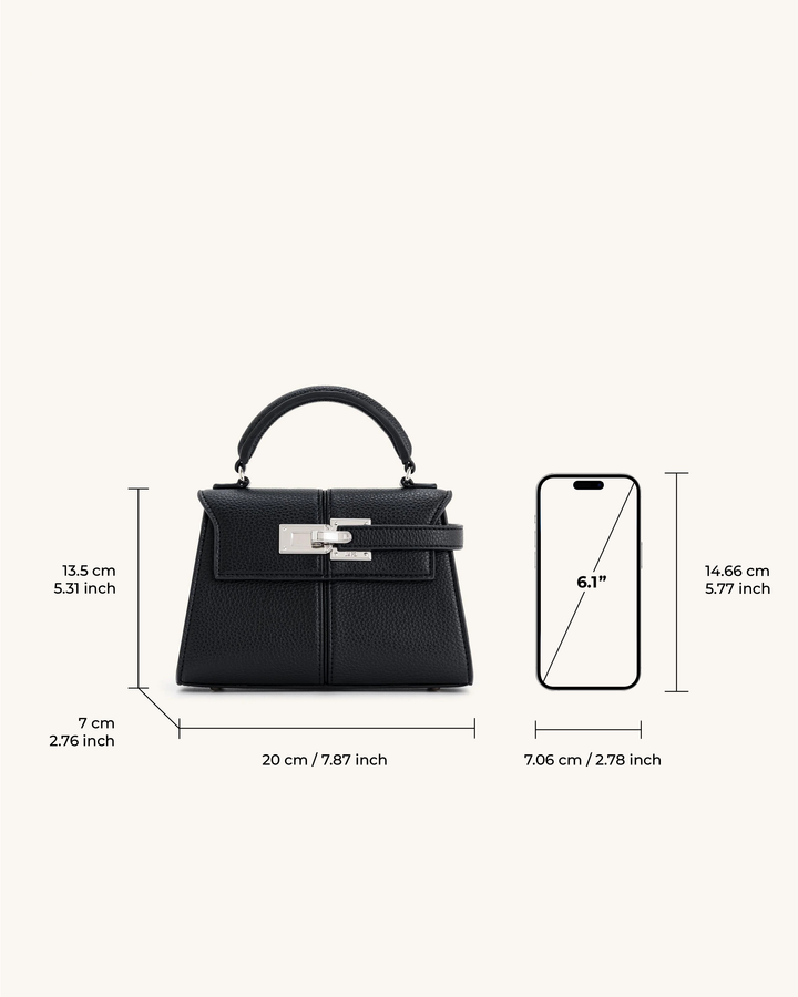 Top Handle Bag - Black